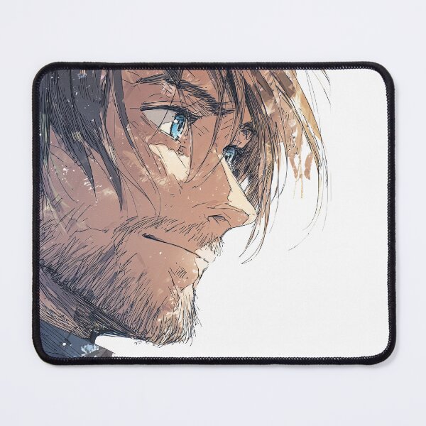 Item preview, Manga portrait of a bearded man designed and sold by Bab00n-.