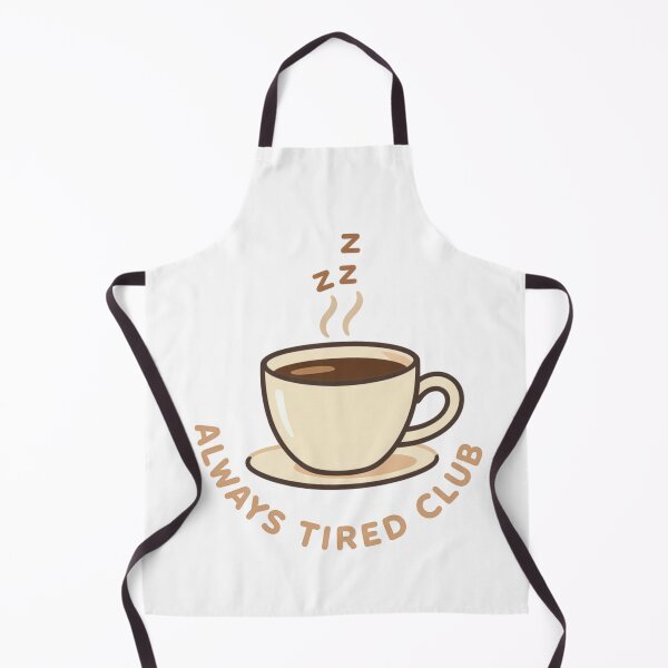 Item preview, Always Tired Club – Funny Coffee & Sleepy Humor T-Shirt Design designed and sold by QSHOOLKA.
