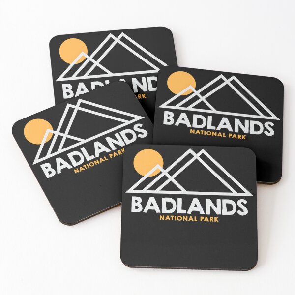 Item preview, Badlands National Park South Dakota Outline SD designed and sold by Sashakis.