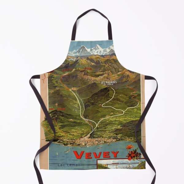 Item preview, Vintage Vevey Travel Poster | Simplon Line Railway Art | Switzerland Excursions Map | Early 20th Century Tourism Print designed and sold by artofuniverse.