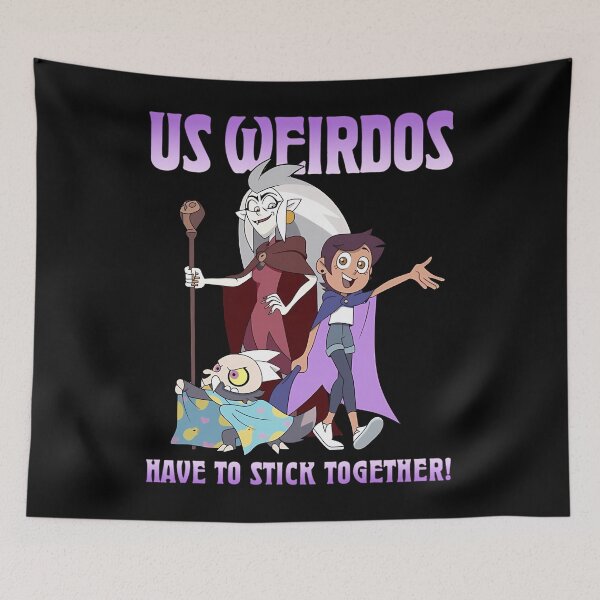 Item preview, Us Weirdos Have To Stick Together The Owl House designed and sold by AlexanPfef.