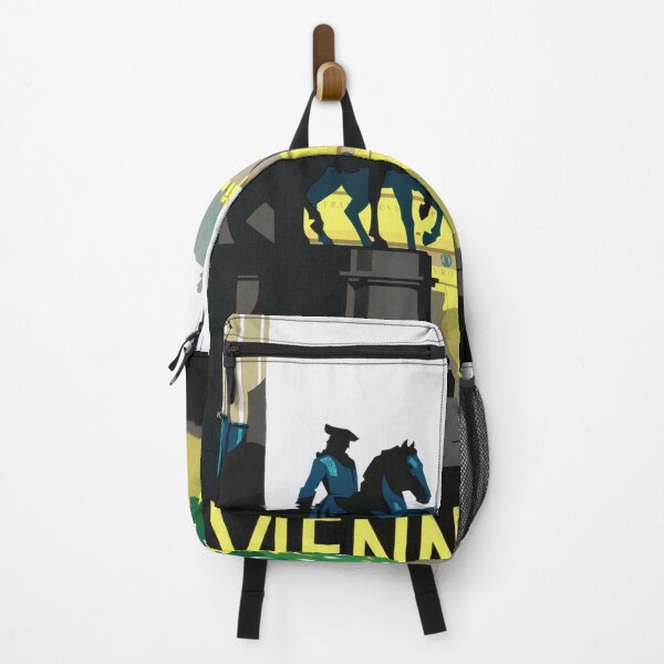 Item preview, Vintage Vienna Travel Poster | Art Deco Equestrian Statue | Mid-20th Century Wall Art | Historical & Cultural European Decor designed and sold by artofuniverse.