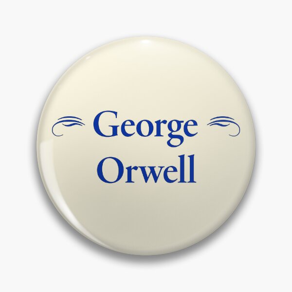 Item preview, George Orwell, English Novelist, Poet, Essayist, Journalist and Critic, Classic Literature designed and sold by CharlottePlaceArt.