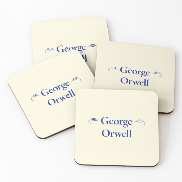 Item preview, George Orwell, English Novelist, Poet, Essayist, Journalist and Critic, Classic Literature designed and sold by CharlottePlaceArt.