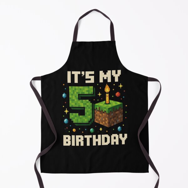 Item preview, Birthday Boy It's My 5th Birthday Game Pixel Boys designed and sold by Blok45.