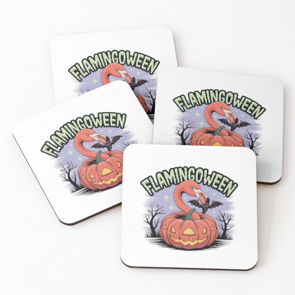 Item preview, Flamingoween Flamingo Pumpkin Halloween designed and sold by BHMARTS.