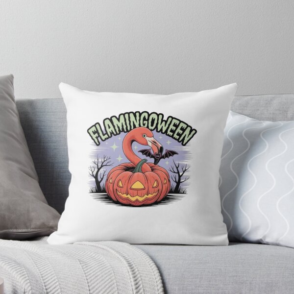 Item preview, Flamingoween Flamingo Pumpkin Halloween designed and sold by BHMARTS.