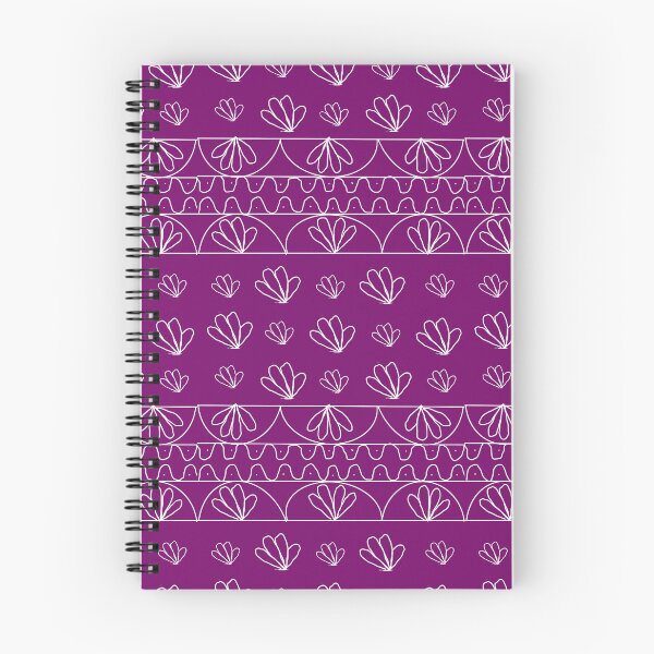 Item preview, Indian prints with rangoli repeating pattern - violet designed and sold by Svasti Arts and Designs.