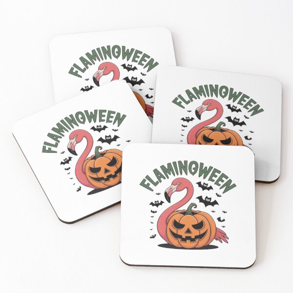 Item preview, Flamingoween Flamingo Pumpkin Halloween designed and sold by BHMARTS.