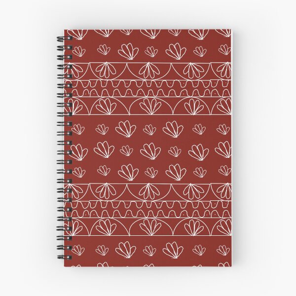 Item preview, Indian prints with rangoli repeating pattern - maroon designed and sold by Svasti Arts and Designs.