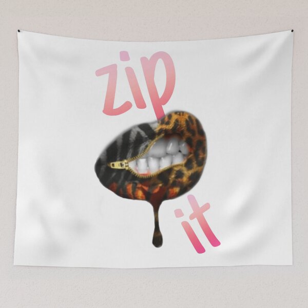 Item preview, BLA BLA ZIP IT  designed and sold by silly-squid1.