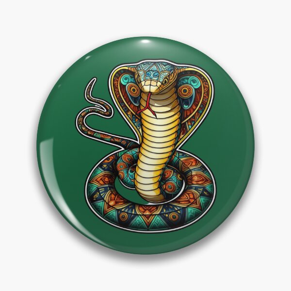 Item preview, Tribal King Cobra Geometric Design  designed and sold by PrintBreeze.