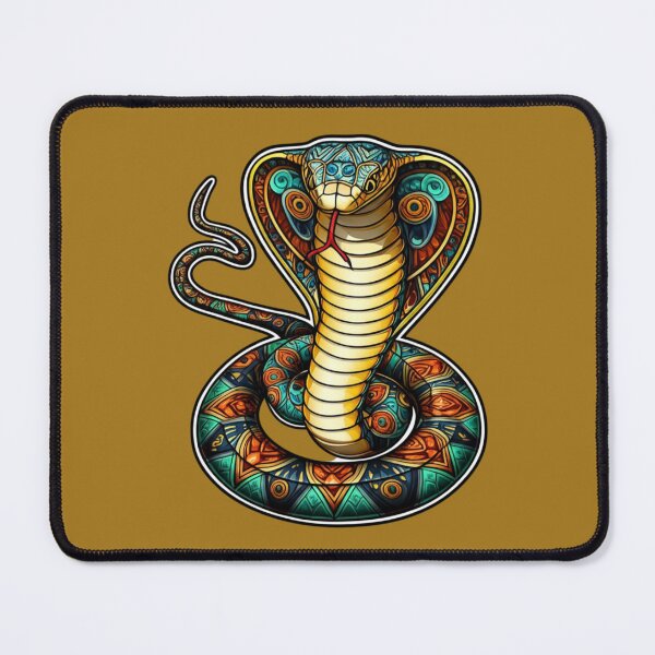 Item preview, Tribal King Cobra Geometric Design designed and sold by PrintBreeze.