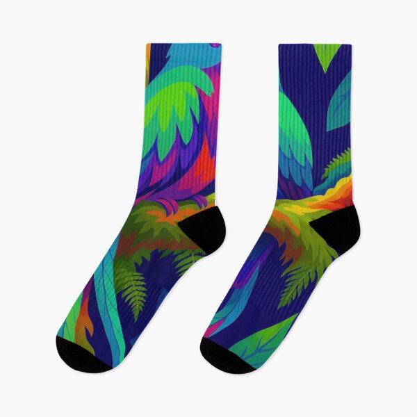 Item preview, Colorful Quetzal lovebirds in the rainforest designed and sold by BreakingWorse.