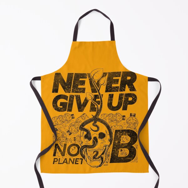 Artikelvorschau, Gib niemals auf - No Planet B Skull entworfen und verkauft von Crooked Digit Designs.