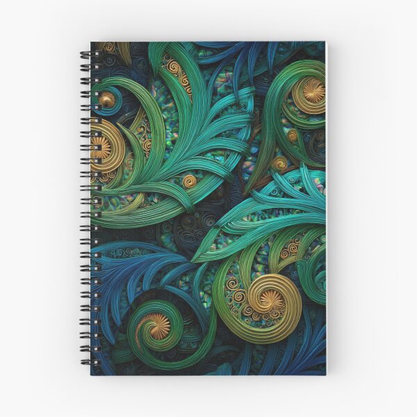 Item preview, New Zealand Māori Paua Pattern Koru Design 479 designed and sold by GrinGalore.