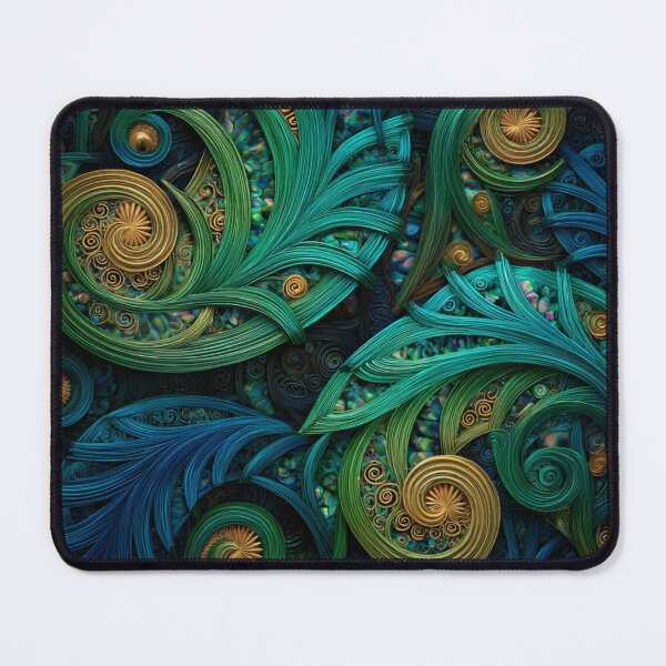 Item preview, New Zealand Māori Paua Pattern Koru Design 479 designed and sold by GrinGalore.