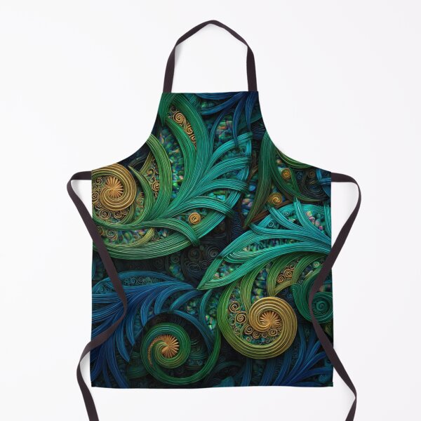 Item preview, New Zealand Māori Paua Pattern Koru Design 479 designed and sold by GrinGalore.