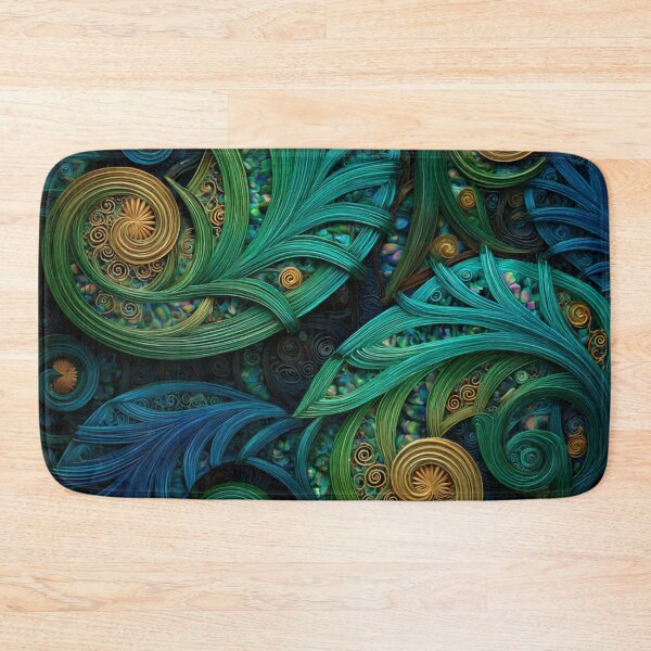 Item preview, New Zealand Māori Paua Pattern Koru Design 479 designed and sold by GrinGalore.