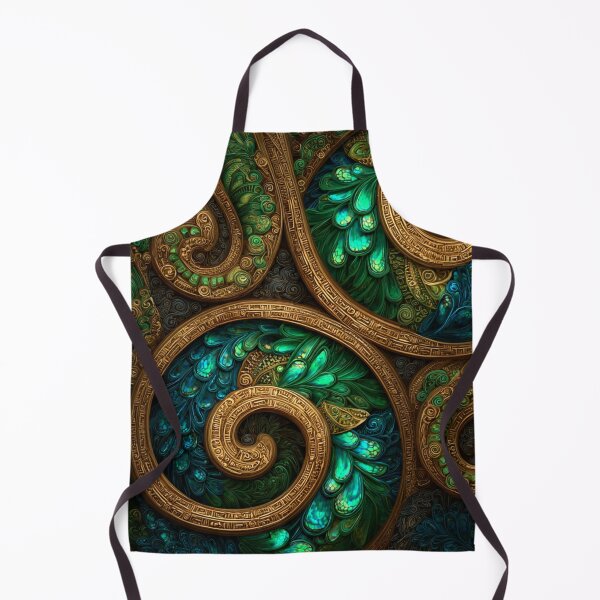 Item preview, New Zealand Māori Paua Pattern Koru Design 480 designed and sold by GrinGalore.