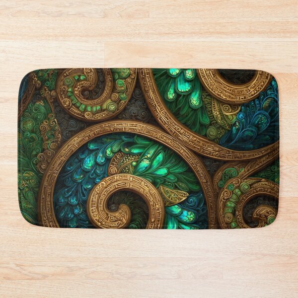 Item preview, New Zealand Māori Paua Pattern Koru Design 480 designed and sold by GrinGalore.