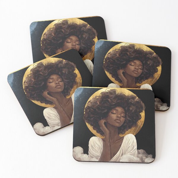 Item preview, Golden Serenity – Low-poly portrait of a woman in white designed and sold by Artenreich.