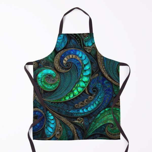 Item preview, New Zealand Māori Paua Pattern Koru Design 481 designed and sold by GrinGalore.
