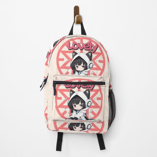 Item preview, Kawaii Chibi Girl in Cat Hoodie – Lovely Anime Art designed and sold by Veradion .