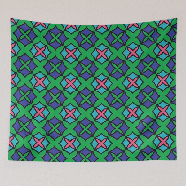 Item preview, geometry scales patterns colors seamless colorful repeat pattern designed and sold by Abrahamjrnd.