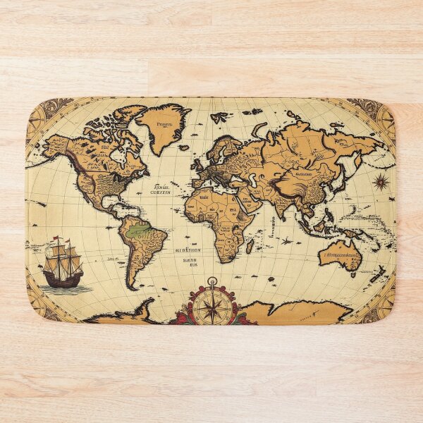 Item preview, Vintage Map of the World designed and sold by xArchGoDx.