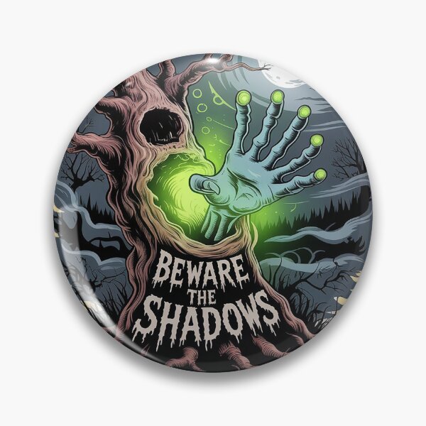 Item preview, Beware the Shadows – Spooky Halloween Horror Tree Design designed and sold by Wicked.Teez.