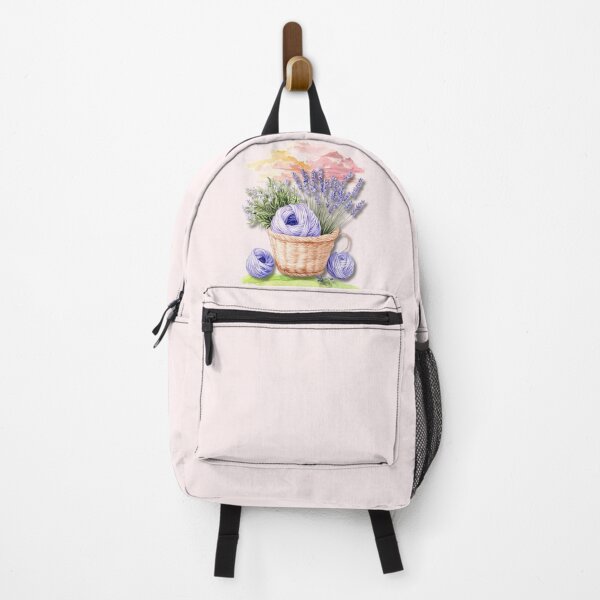 Item preview, Lavender Basket Illustration | Botanical Vintage Rustic Floral Art designed and sold by Plantinum.