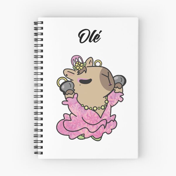 Artikelvorschau, Capybara Flamenco - olé entworfen und verkauft von Dibusvb.