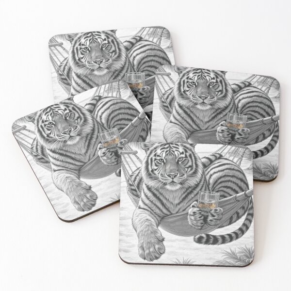 Item preview, Lazy Tiger Boss – Work Hard, Chill Harder designed and sold by LeoCreazyShop.