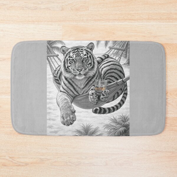 Item preview, Lazy Tiger Boss – Work Hard, Chill Harder designed and sold by LeoCreazyShop.