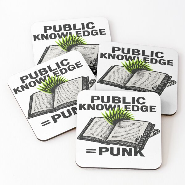 Item preview, Public Knowledge = Punk - Library-Punk Open-Book Safety Pin designed and sold by POD DYNASTY.