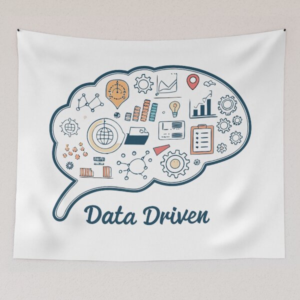 Item preview, Data Driven Decisions – Funny Data Science & Geek Joke Design designed and sold by VividOrganica.