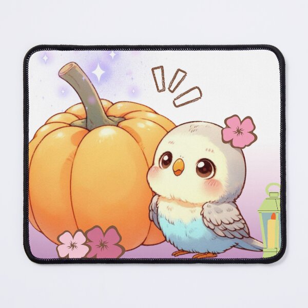 Item preview, Autumn Pumpkin Parrot – Cute Tropical Fall Bird Illustration designed and sold by Sugar Wisdom .
