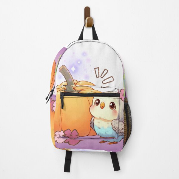 Item preview, Autumn Pumpkin Parrot – Cute Tropical Fall Bird Illustration designed and sold by Sugar Wisdom .