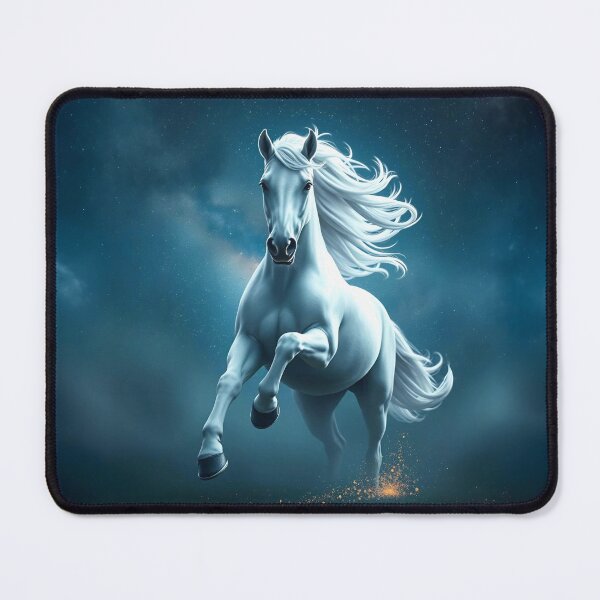 Item preview, Majestic White Horse in a Starry Night Sky designed and sold by SolaoLab.