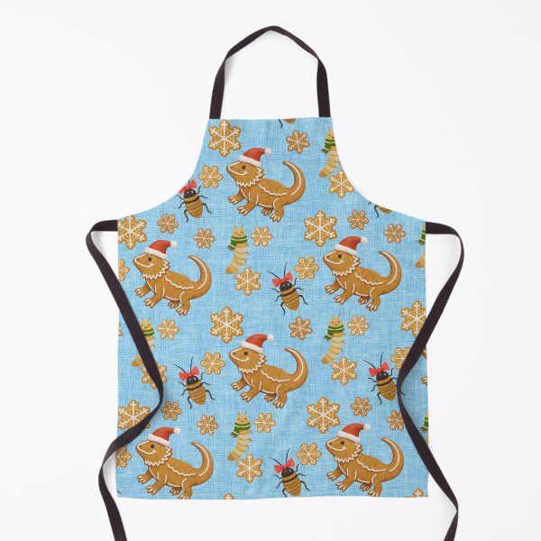 Item preview, Gingerbread Bearded Dragon Christmas Pattern – Holiday Bugs & Reptiles designed and sold by Veata.