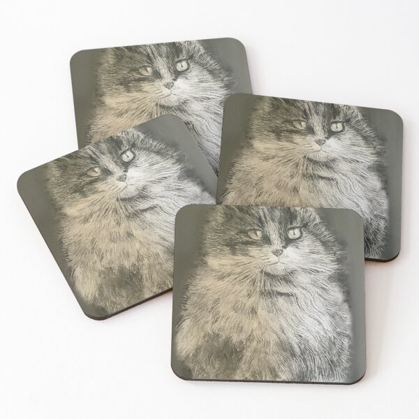 Item preview, Fluffy cat designed and sold by Jacinta hunt.