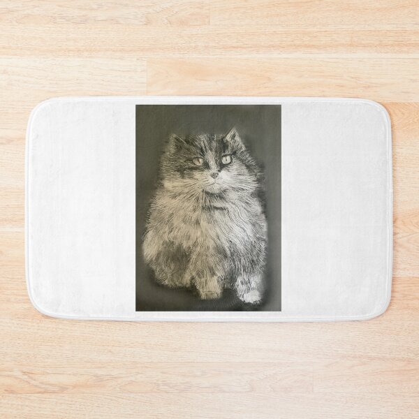 Item preview, Fluffy cat designed and sold by Jacinta hunt.