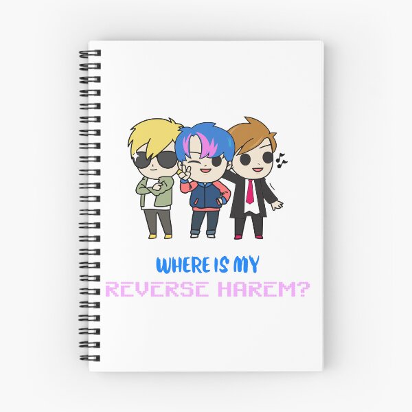 Item preview, Where Is My Reverse Harem Funny Anime Boys designed and sold by TheGeekyGiraffe.