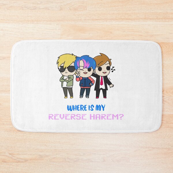 Item preview, Where Is My Reverse Harem Funny Anime Boys designed and sold by TheGeekyGiraffe.