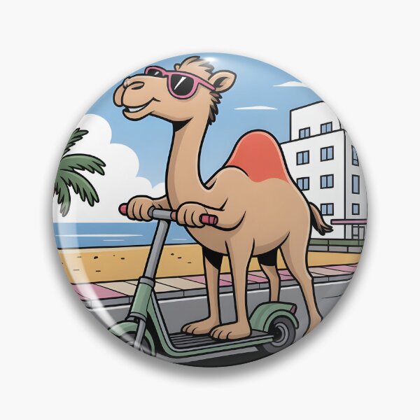 Item preview, Camel on E-Scooter designed and sold by SababaShop.