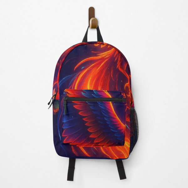 Item preview, Cyberpunk Phoenix: Fiery neon rise in the night sky designed and sold by BreakingWorse.