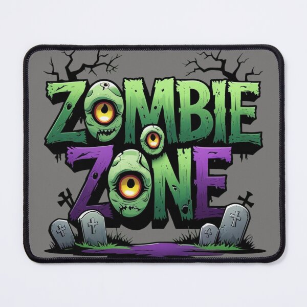 Item preview, Zombie Zone – Halloween Graphic Tee designed and sold by MP-GRAPHIXS.