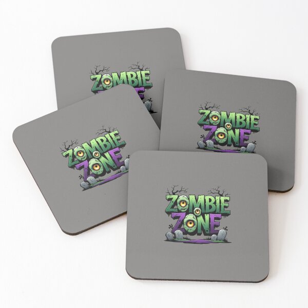 Item preview, Zombie Zone – Halloween Graphic Tee designed and sold by MP-GRAPHIXS.