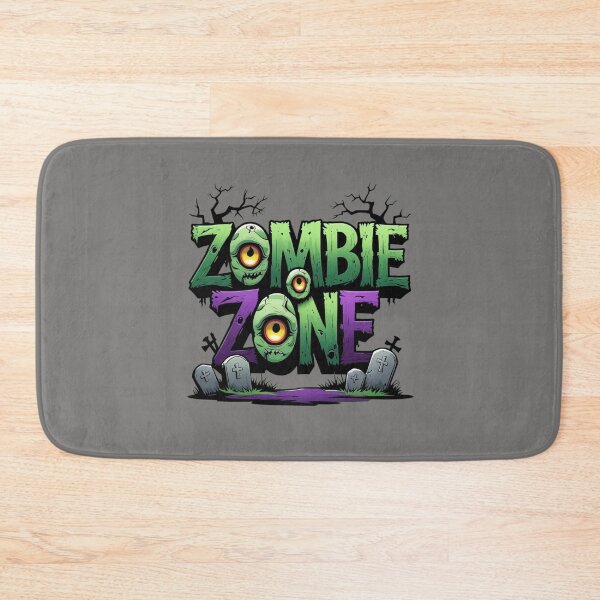 Item preview, Zombie Zone – Halloween Graphic Tee designed and sold by MP-GRAPHIXS.